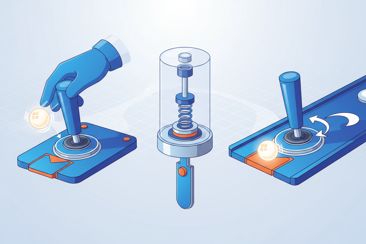 Verschillende functies van een joystick flipper uitgelegd