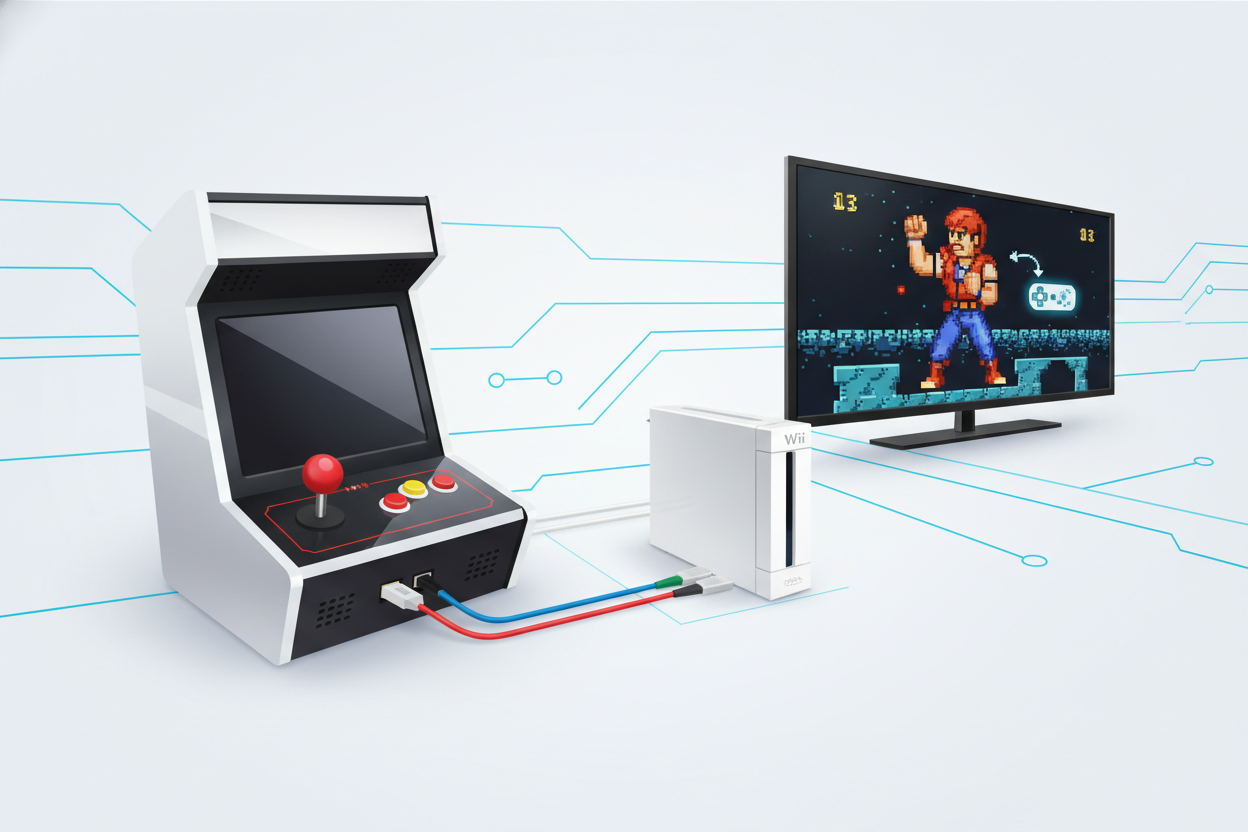 Hoe gebruik je arcade pandora box met de wii?