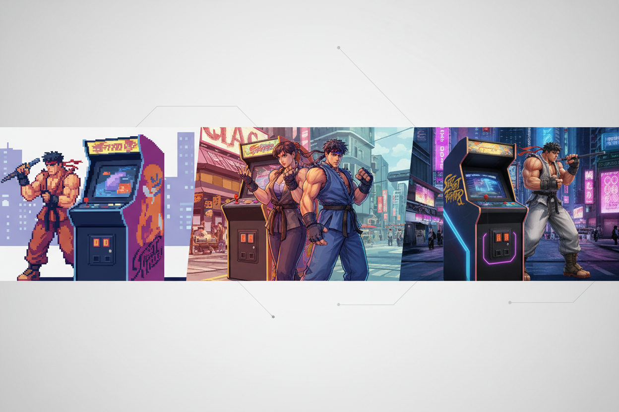 De evolutie van arcade streetfighter door de jaren heen