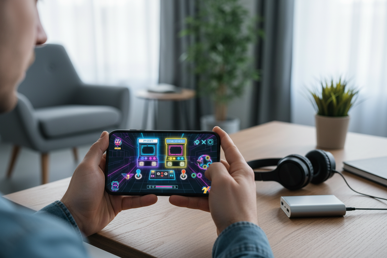 Hoe werken arcade games op smartphones?