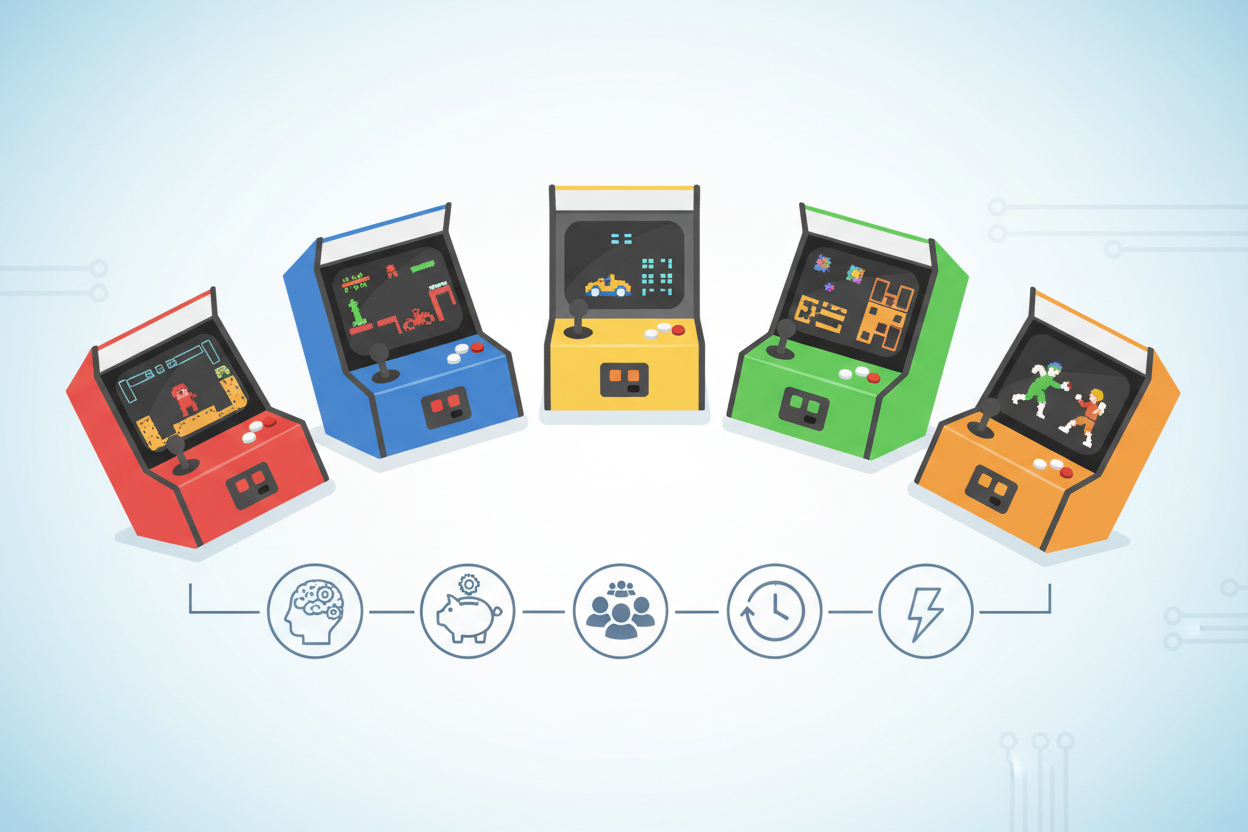 5 redenen om te kiezen voor een mini arcade retro console